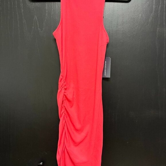 Melrose and Market Ruched Ribbed Tank Dress – Size XS – Pink Paradise - Picture 2 of 4